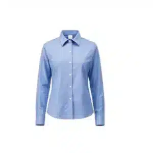 Blusa oxford azul italiano nacional