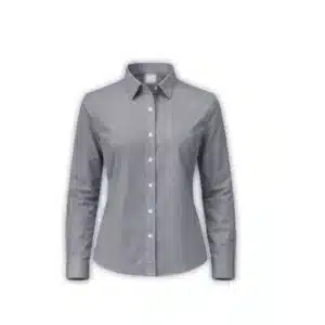 Blusa oxford plomo nacional