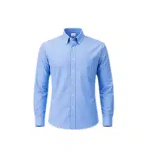 Camisa oxford azul italiano nacional