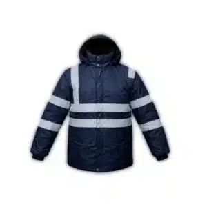 Casaca acolchonada Azul cinta en H coreana
