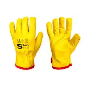 Guante badana amarillo Spro