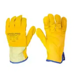 Guante driver amarillo Steelpro
