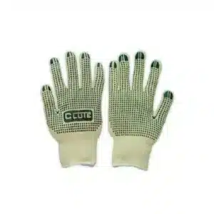 Guante hilo punto PVC Clute