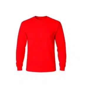 Polo manga larga  30 al 1 rojo