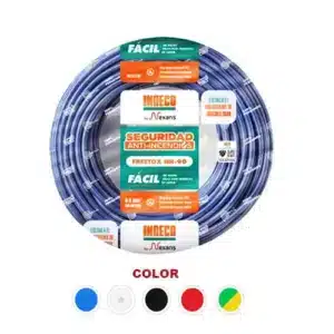 Cable Freetox NH-90 Indeco 6.0 mm² 450/750V (Rollo 100m)